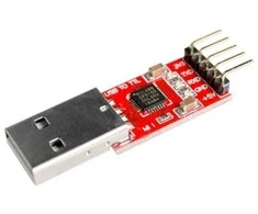 Oem USB – RS232/TTL/UART konverteris – 3.3V/5V išvestis – CP2102 – Arduino