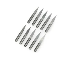 Grąžtas Oem V tipo 20 laipsnių CNC freza - 0.2mm