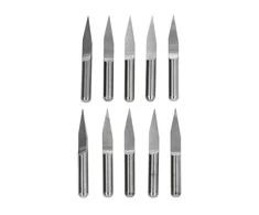 Grąžtas Oem V tipo 20 laipsnių CNC freza - 0.2mm