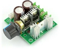 Oem Variklio reguliatorius DC 12-40V/10A/400W - su greičio reguliavimo rankenėle