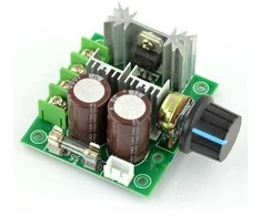 Oem Variklio reguliatorius DC 12-40V/10A/400W - su greičio reguliavimo rankenėle