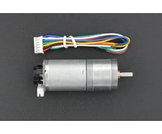 Oem Variklis su Pavara 6V 210RPM + Enkoderis