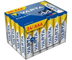 VARTA LR03 Energy Cube šarminių baterijų pakuotė, 24 vnt./dėžutėje