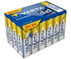 VARTA LR06 Energy Cube šarminių baterijų pakuotė, 24 vnt, dėžutėje