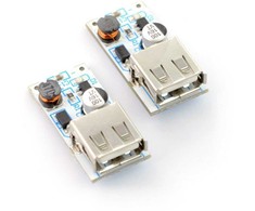 Velleman - Step-Up įtampos reguliatorius su USB lizdu VMA403 - 5V 0.6A - 2 vnt