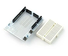 Velleman VMA201 Proto Shield + mini maketavimo plokštė 170 skylių - priedėlis, skirtas Arduino