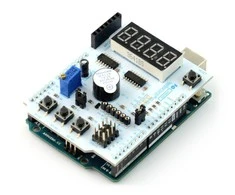 Velleman VMA209 jutikliai LM35 + DS18B20 - daugiafunkcinis priedėlis, skirtas Arduino