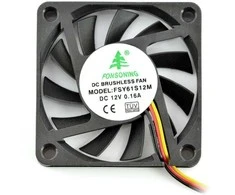 Oem Ventiliatorius 12V 60x60x10mm 3 laidų