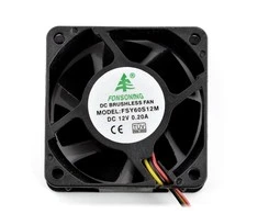Oem Ventiliatorius 12V 60x60x25mm 3 laidų