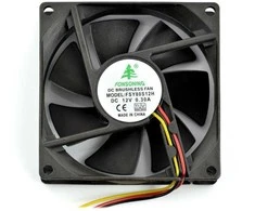 Oem Ventiliatorius 12V 80x80x25mm 3 laidų