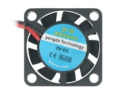 Oem Ventiliatorius 25x25x7mm skirtas Raspberry Pi 4B dėklui - 2.54mm lizdo jungtis
