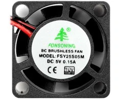 Oem Ventiliatorius 5V 25x25x10mm 2 laidų