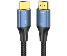 Vention HDMI-A 8K kabelis 2 m ventiliacija ALGLH (mėlyna)