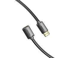 Vention HDMI-A kištukas su HDMI-A moterimi 4K HD PVC kabelis 5 m ventiliacijos AHCBJ (juodas)