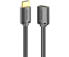 Vention HDMI kištukas su HDMI motele 4K HD 0.5 m ventiliacija AHCBD (juoda)