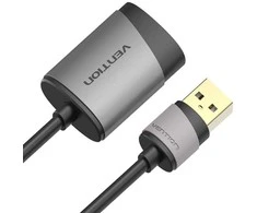 Vention Išorinė USB garso plokštė 0.15 m ventiliacijos CDKHB (pilka)
