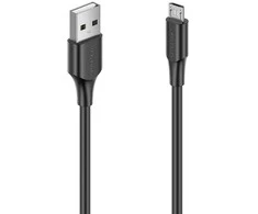 Vention USB 2.0 A kištukas su mikro-B kištuku 2A kabelio anga CTIBC 0.25 m juoda