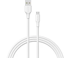 Vention USB 2.0 kištukas į mikro-B kištukas 2A 1.5 m ventiliacija CTIWG (balta)