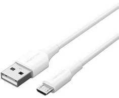 Vention USB 2.0 kištukas į mikro-B kištukas 2A 2m ventiliacija CTIWH (balta)