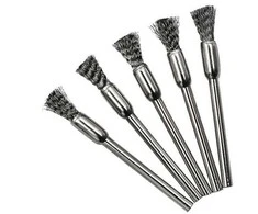 Vielinis šlifavimo šepetys 6 mm - šepetys - skirtas Dremel, Mini Rubbermaid