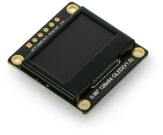 Vienspalvis OLED grafinis ekranas 0.96" 128 x 64 px, I2C / SPI, DFRobot DFR0650