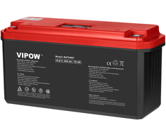 Vipow LiFePO4 Bluetooth gelio baterija 200Ah