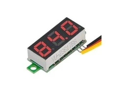 Oem Voltmetras 0-100V raudoni skaičiai