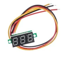 Oem Voltmetras 0-100V raudoni skaičiai