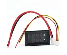Oem Voltmetras ir ampermetras 0-100V - 50A - 0.28" Raudonas/Raudonas - korpuse