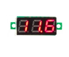 Oem Voltmetras nuolatinės įtampos 3-30V raudoni skaičiai