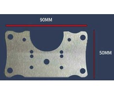 Oem Vyrių remonto plokštė 90x50mm - 0.7mm plokštė - baldų vyrių remontas