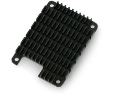 Waveshare Aliuminis radiatorius, skirtas Raspberry Pi Compute Module 4 su šilumai laidžia juosta, juodas