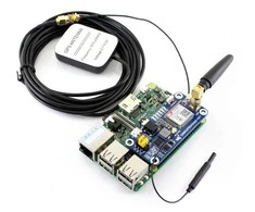 Waveshare HAT GSM/GPRS/GNSS/Bluetooth - Raspberry Pi Priedėlis