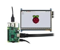 Waveshare Talpinis lietimui jautrus ekranas Raspberry Pi mikrokompiuteriui - LCD IPS 7