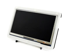 Oem Waveshare Talpinis Lietimui Jautrus Ekranas Raspberry Pi Mikrokompiuteriui - LCD IPS 7" (C) 1024x600px HDMI + USB + Dėžutė