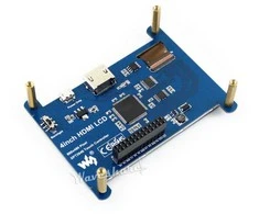 Oem Waveshare Varžinis lietimui jautrus ekranas Raspberry Pi mikrokompiuteriui - LCD IPS 4" 800x480px HDMI + GPIO