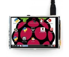 Waveshare Varžinis lietimui jautrus ekranas Raspberry Pi mikrokompiuteriui - LCD TFT 3.5" (A) 320x480px GPIO
