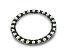 WS2812-24 RGB LED diodų žiedas - 93mm - DFRobot DFR0888-24