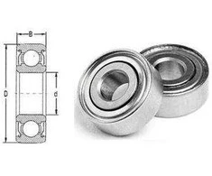 Grąžtas WZA Rutulinis guolis 2x5x2.5 - 2 mm ašis - tipas 682ZZ