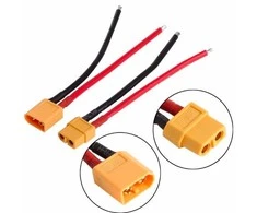 Oem XT60 Baterijų Laidas 14AWG 10cm