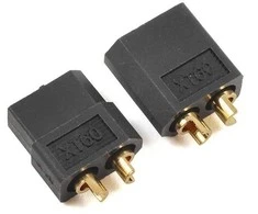 Oem XT60 kištukai - juodi - pilna XT60 jungtis