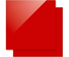 xTool 3mm raudoni akrilo lakštai 3 vnt.