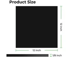 xTool 3mm juodi akrilo lakštai - 3 vnt