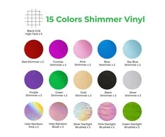 xTool Shimmer lipnus vinilas – 30 vnt.