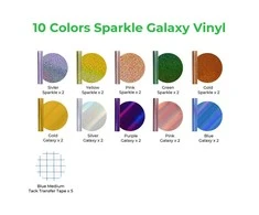 xTool Sparkle Galaxy lipnus vinilas – 20vnt