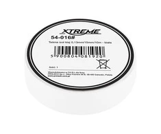 54-016# Xtreme Lipni izoliacinė juosta 0.13mm 15mm 10m - balta