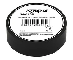 54-015# Xtreme Lipni izoliacinė juosta 0.15mm 25mm 25m - juoda