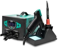 Yihua 948D-III 2in1 išlitavimo ir antgalio litavimo stotis su kompresoriumi - 290W