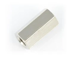 Grąžtas Oem Žalvariniai atstumo tarpikliai - sidabriniai - 10mm - 10 vnt