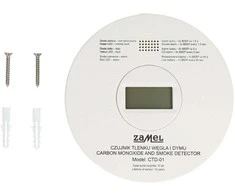 Zamel Supla Anglies monoksido ir dūmų WiFi jutiklis Tuya - Zamel CTD-01